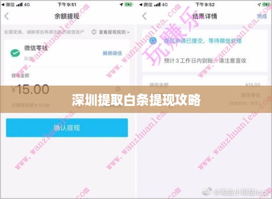 深圳提取白条提现攻略