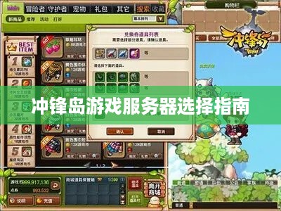 冲锋岛游戏服务器选择指南
