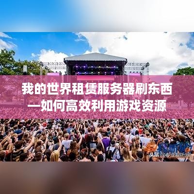 我的世界租赁服务器刷东西—如何高效利用游戏资源