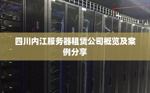 四川内江服务器租赁公司概览及案例分享