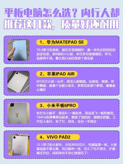 平板电脑品牌大比拼，谁才是你的最佳选择？