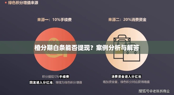 橙分期白条能否提现？案例分析与解答