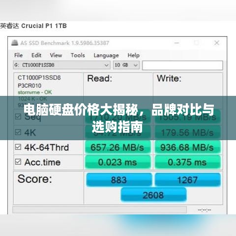 电脑硬盘价格大揭秘，品牌对比与选购指南