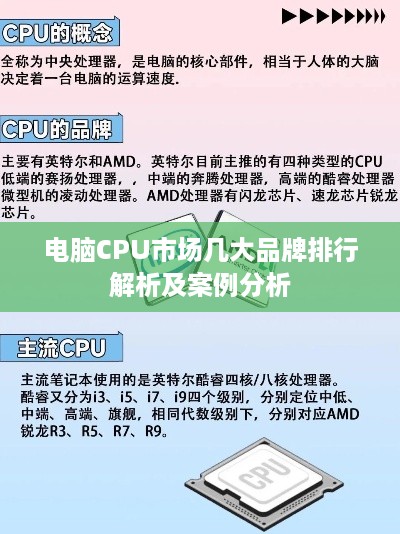 电脑CPU市场几大品牌排行解析及案例分析