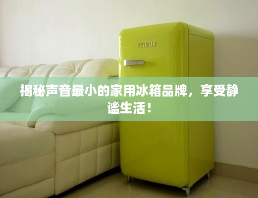 揭秘声音最小的家用冰箱品牌，享受静谧生活！