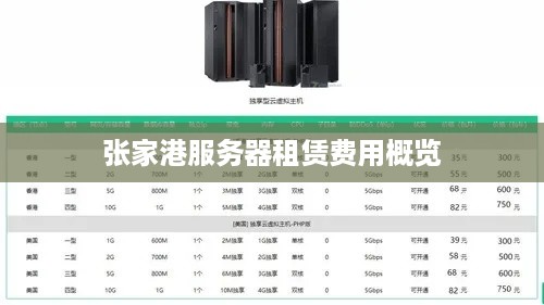 张家港服务器租赁费用概览