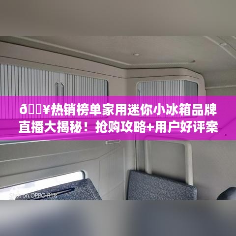 🔥热销榜单家用迷你小冰箱品牌直播大揭秘！抢购攻略+用户好评案例！