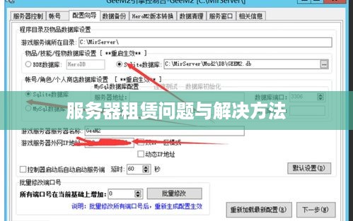 服务器租赁问题与解决方法