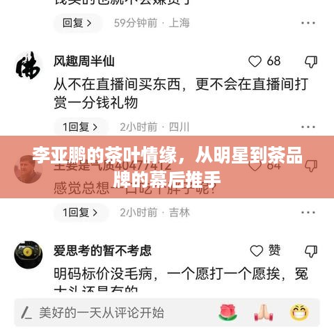李亚鹏的茶叶情缘，从明星到茶品牌的幕后推手