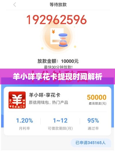 羊小咩享花卡提现时间解析