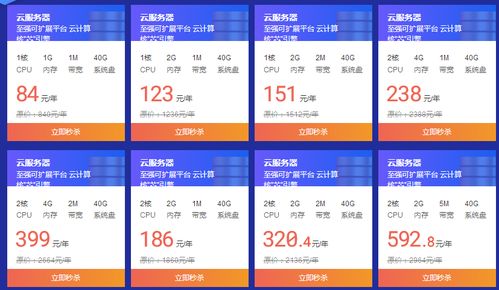 上海云服务器租赁价格表