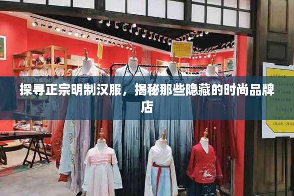 探寻正宗明制汉服，揭秘那些隐藏的时尚品牌店