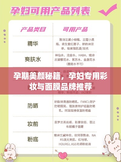 孕期美颜秘籍，孕妇专用彩妆与面膜品牌推荐