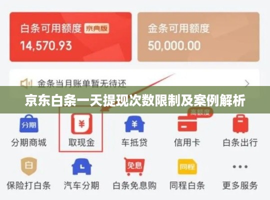 京东白条一天提现次数限制及案例解析
