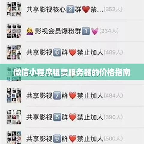 微信小程序租赁服务器的价格指南