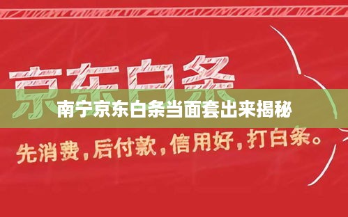 南宁京东白条当面套出来揭秘