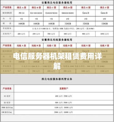 电信服务器机架租赁费用详解