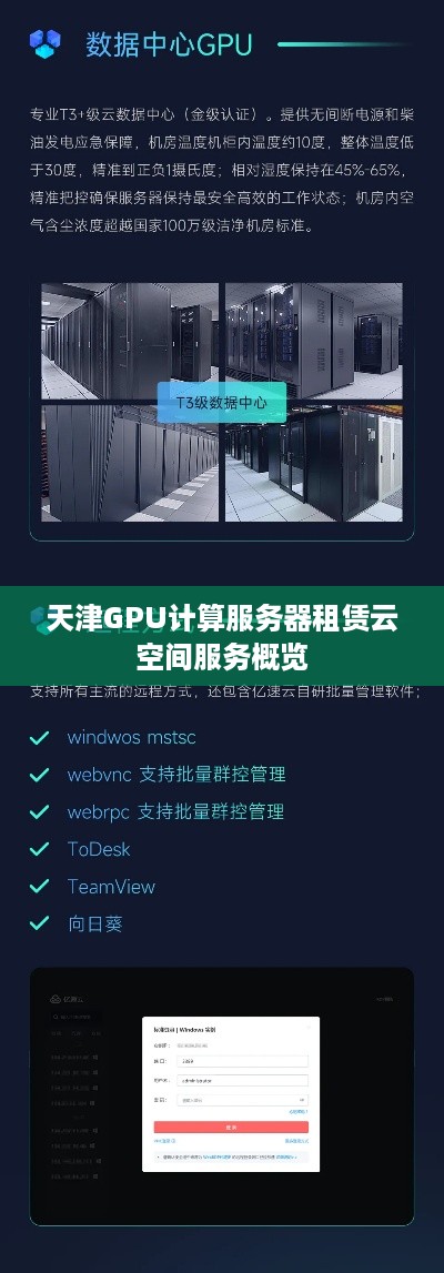 天津GPU计算服务器租赁云空间服务概览