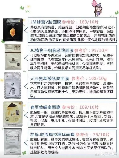 揭秘那些籽满为患的面膜品牌，成分解析与使用体验分享