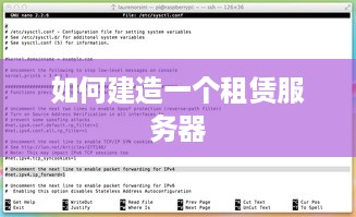 如何建造一个租赁服务器