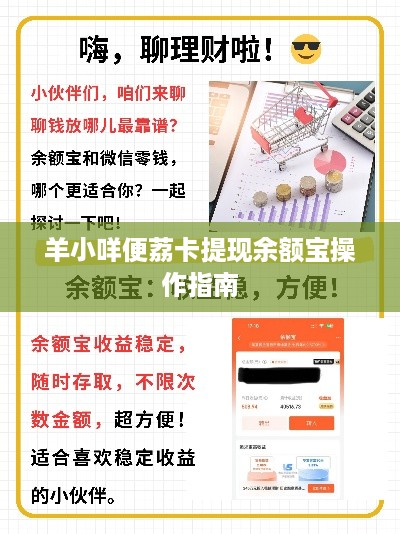 羊小咩便荔卡提现余额宝操作指南