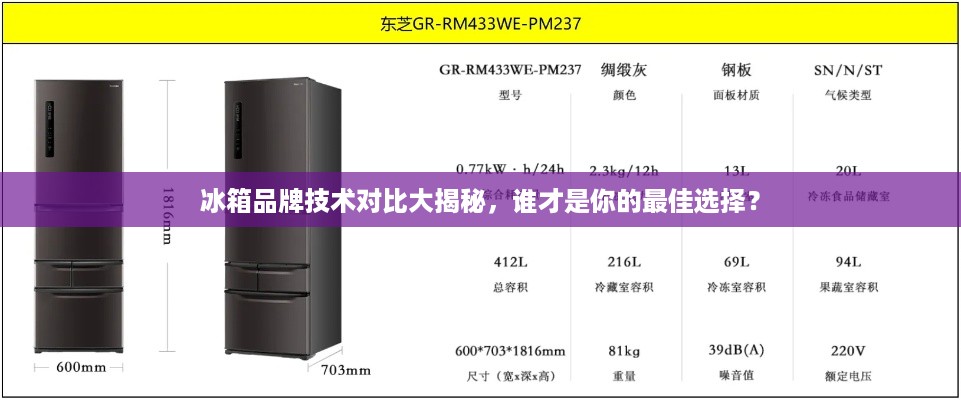 冰箱品牌技术对比大揭秘，谁才是你的最佳选择？
