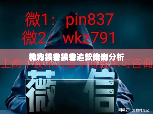 私人接单黑客追款案例分析
神秘黑客接单追款传奇