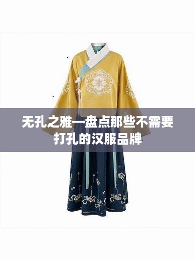 无孔之雅—盘点那些不需要打孔的汉服品牌