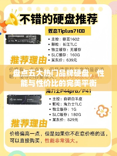 盘点五大热门品牌硬盘，性能与性价比的完美平衡