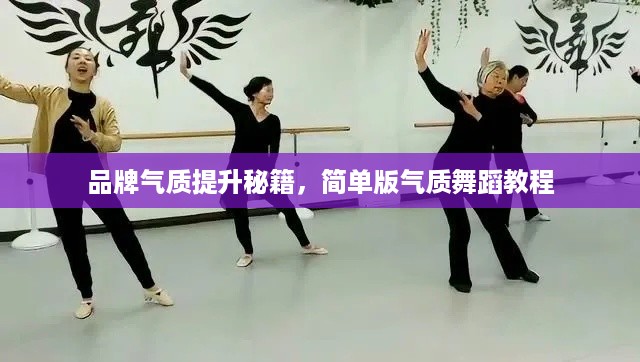 品牌气质提升秘籍，简单版气质舞蹈教程