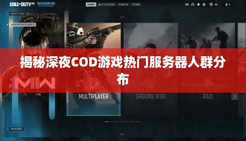揭秘深夜COD游戏热门服务器人群分布
