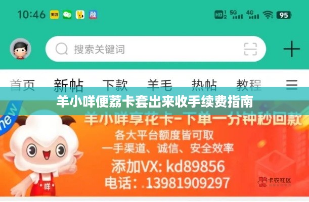 羊小咩便荔卡套出来收手续费指南