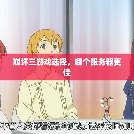 崩坏三游戏选择，哪个服务器更佳