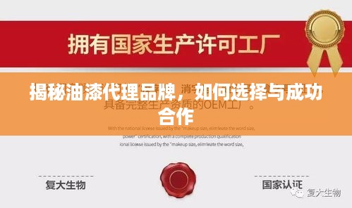 揭秘油漆代理品牌，如何选择与成功合作