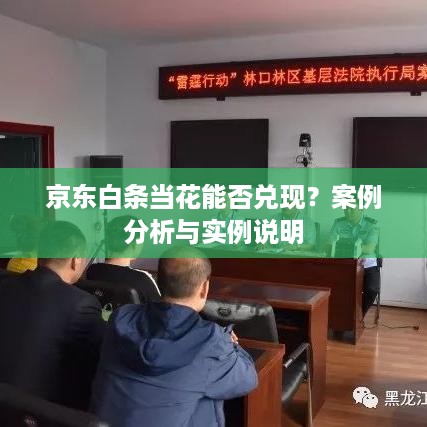 京东白条当花能否兑现？案例分析与实例说明