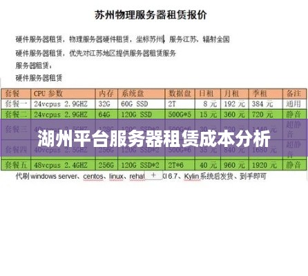 湖州平台服务器租赁成本分析