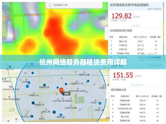 杭州网络服务器租赁费用详解