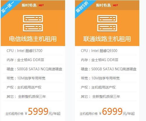 服务器租赁一年多少钱？一次了解！