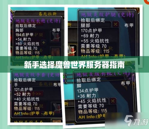 新手选择魔兽世界服务器指南