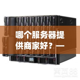 哪个服务器提供商家好？——一场关于云服务选择的深度解析