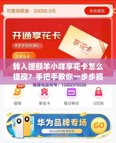 转入提额羊小咩享花卡怎么提现？手把手教你一步步搞定！