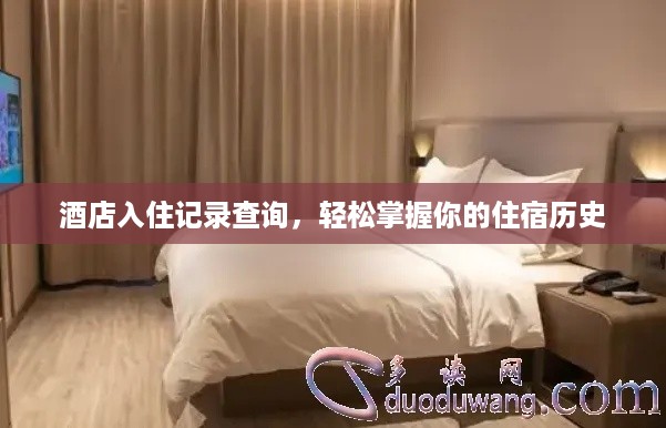 酒店入住记录查询,轻松掌握你的住宿历史 酒店入住记录查询,轻松掌握你的住宿历史