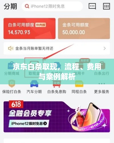 京东白条取现,流程、费用与案例解析 京东白条取现,流程、费用与案例解析