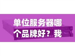 单位服务器哪个品牌好?我的经验分享 单位服务器哪个品牌好?我的经验分享