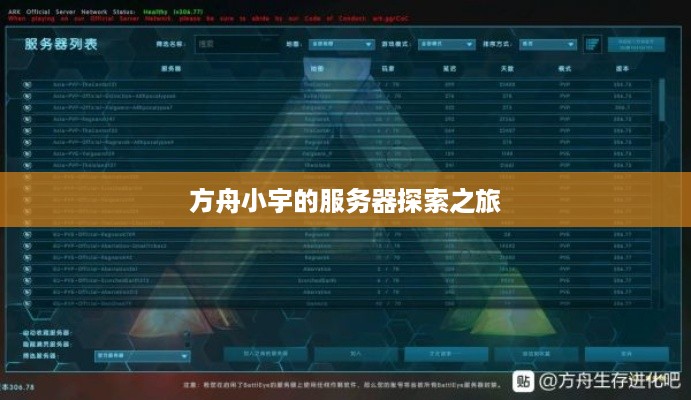 方舟小宇的服务器探索之旅 方舟小宇的服务器探索之旅