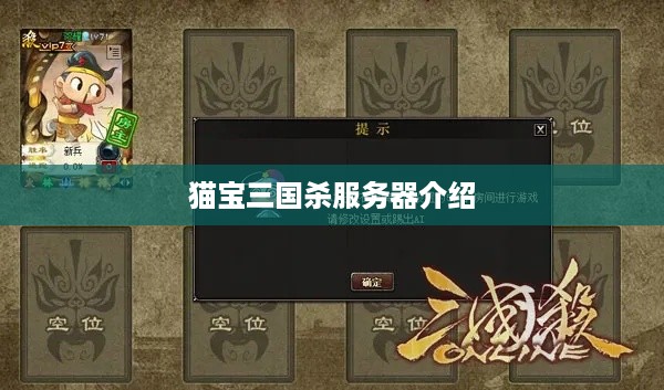猫宝三国杀服务器介绍 猫宝三国杀服务器介绍