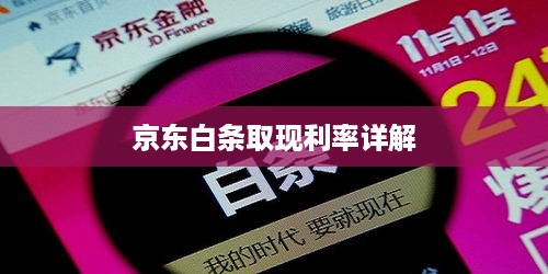 京东白条取现利率详解 京东白条取现利率详解