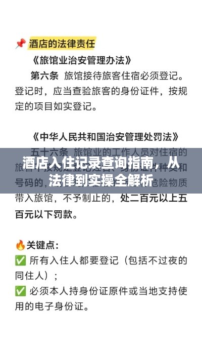 酒店入住记录查询指南,从法律到实操全解析 酒店入住记录查询指南,从法律到实操全解析