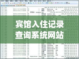 宾馆入住记录查询系统网站 宾馆入住记录查询系统网站