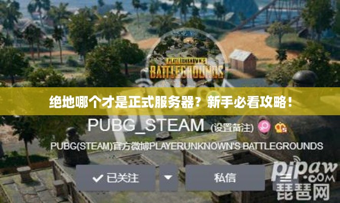 绝地哪个才是正式服务器?新手必看攻略! 绝地哪个才是正式服务器?新手必看攻略!